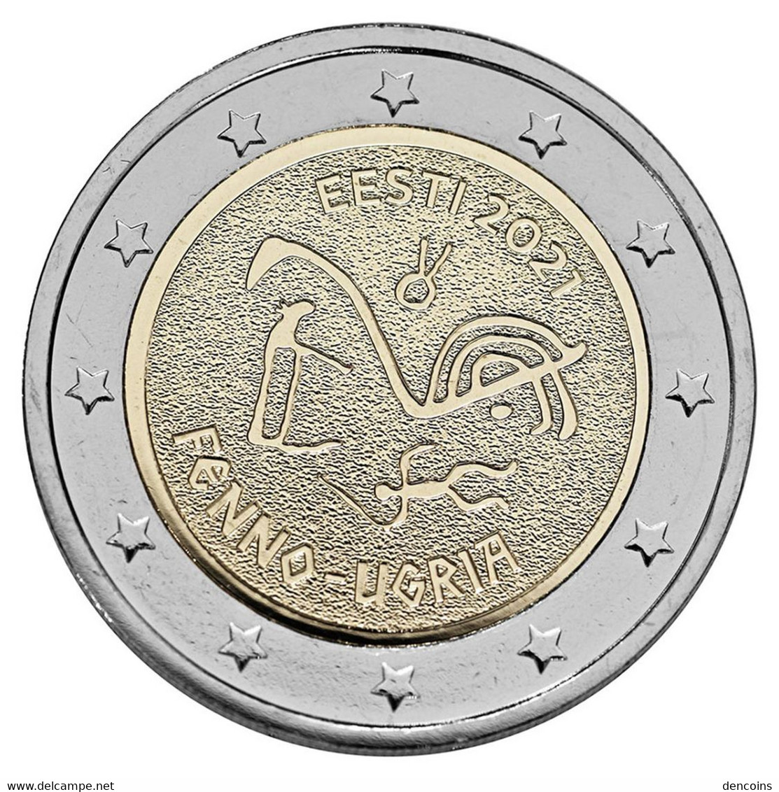 2 Euro ESTONIA 2021 PUEBLOS UGROFINESES - EESTI - NUEVA - SIN CIRCULAR - NEW 2€ - Estonia