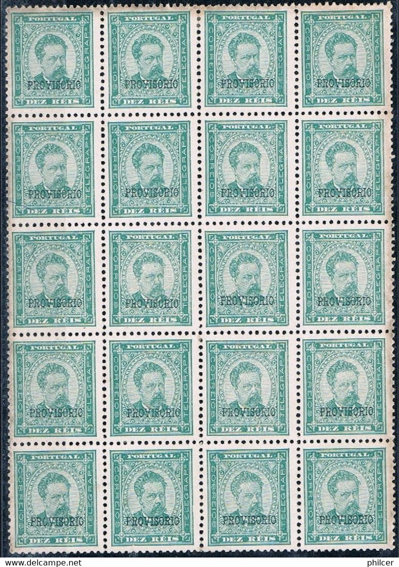 Portugal, 1892/3, # 81 Dent. 11 3/4, Sob. B, MHNG - Neufs