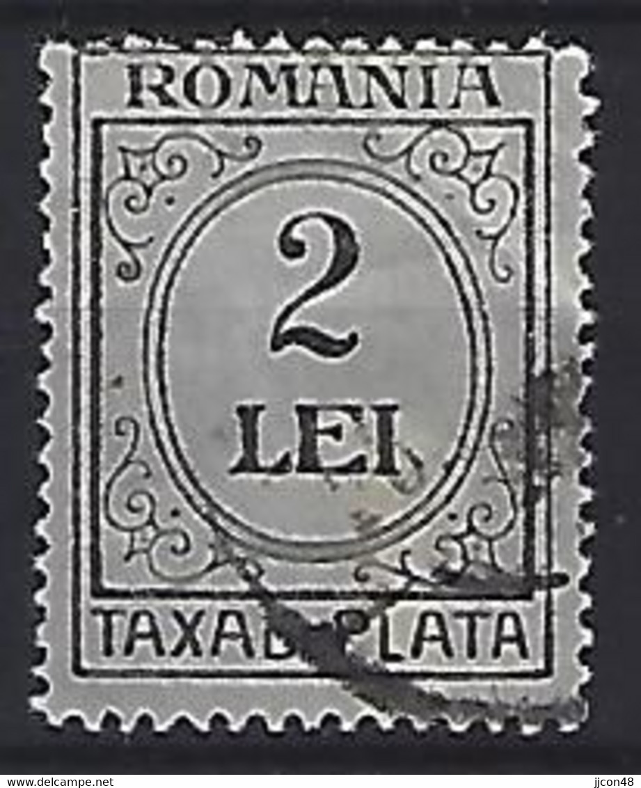 Romania 1920-26  Postage Due (o) Mi.59x - Strafport