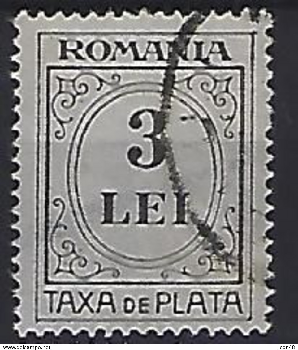 Romania 1920-26  Postage Due (o) Mi.60x - Port Dû (Taxe)