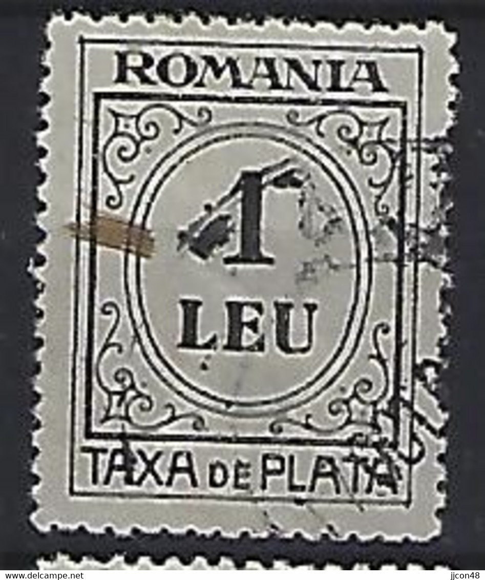 Romania 1920-26  Postage Due (o) Mi.58y - Postage Due