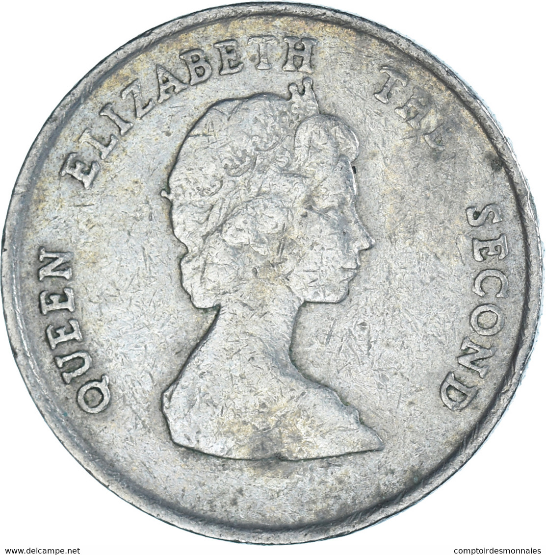 Monnaie, Etats Des Caraibes Orientales, 25 Cents, 1987 - Ostkaribischer Staaten