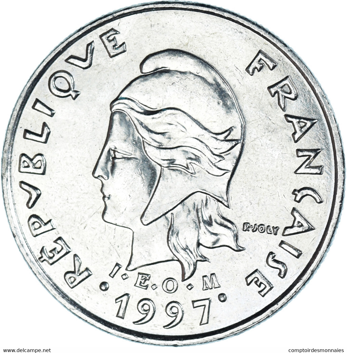 Monnaie, Polynésie Française, 10 Francs, 1997 - Frans-Polynesië