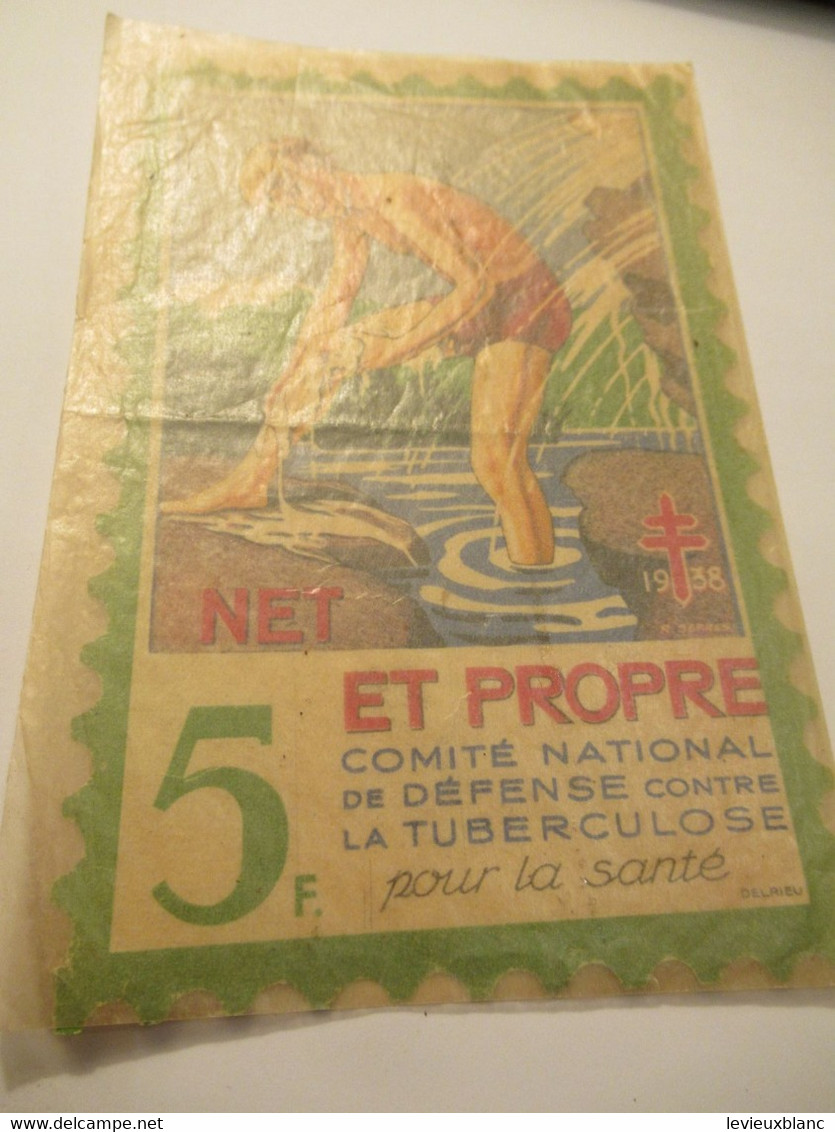 Timbre De Soutien Antituberculeux/Comité National De Défense Contre La Tuberculose/5 Francs/Net & Propre/1938TIBANTI15 - Krankheiten