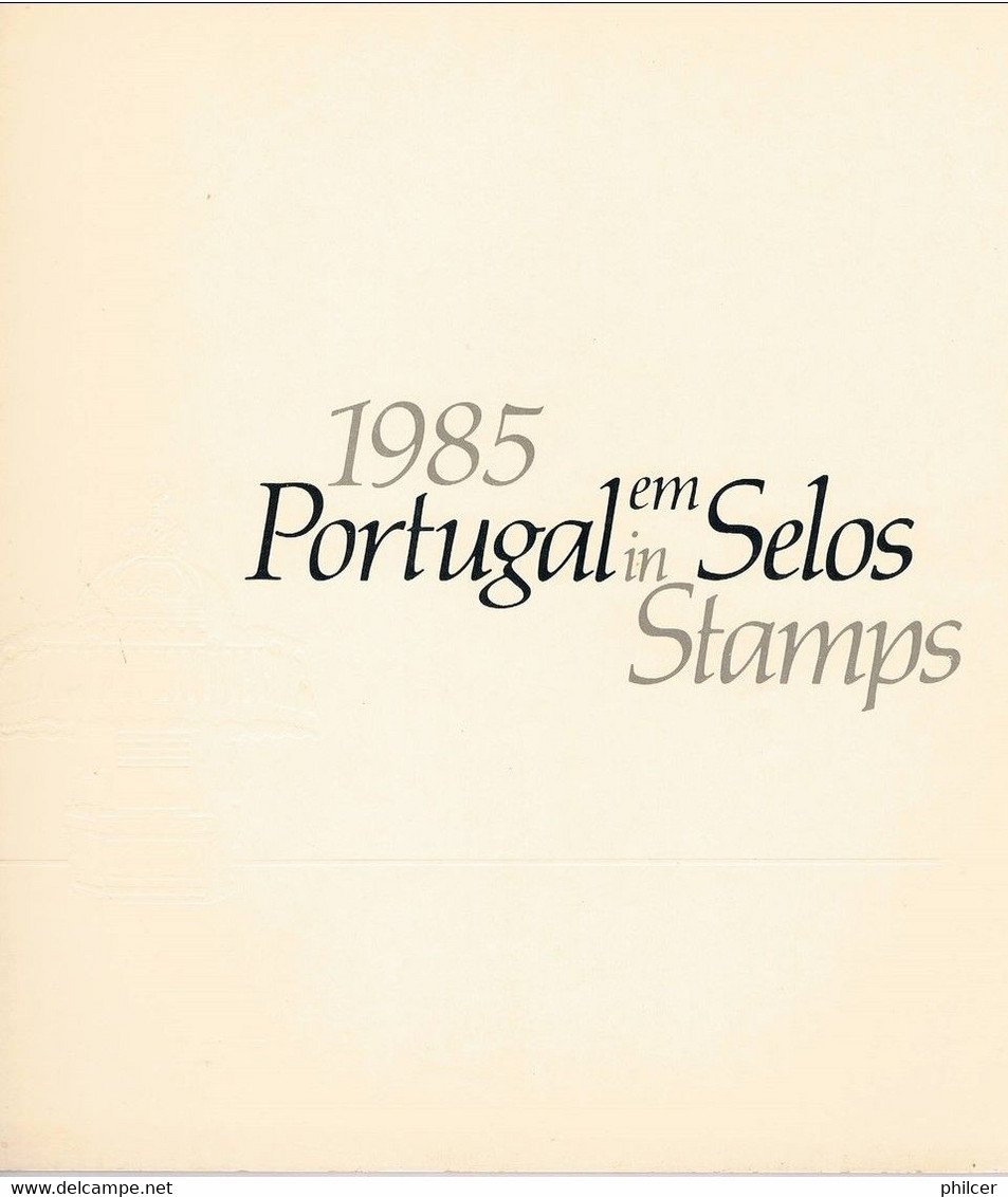 Portugal, 1985, Portugal Em Selos, Edição Sem Selos - Libro Del Año