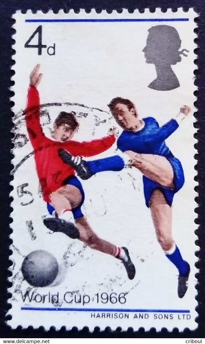 Grande Bretagne Great Britain 1966 Sport Football Yvert 441 O Used - 1966 – England