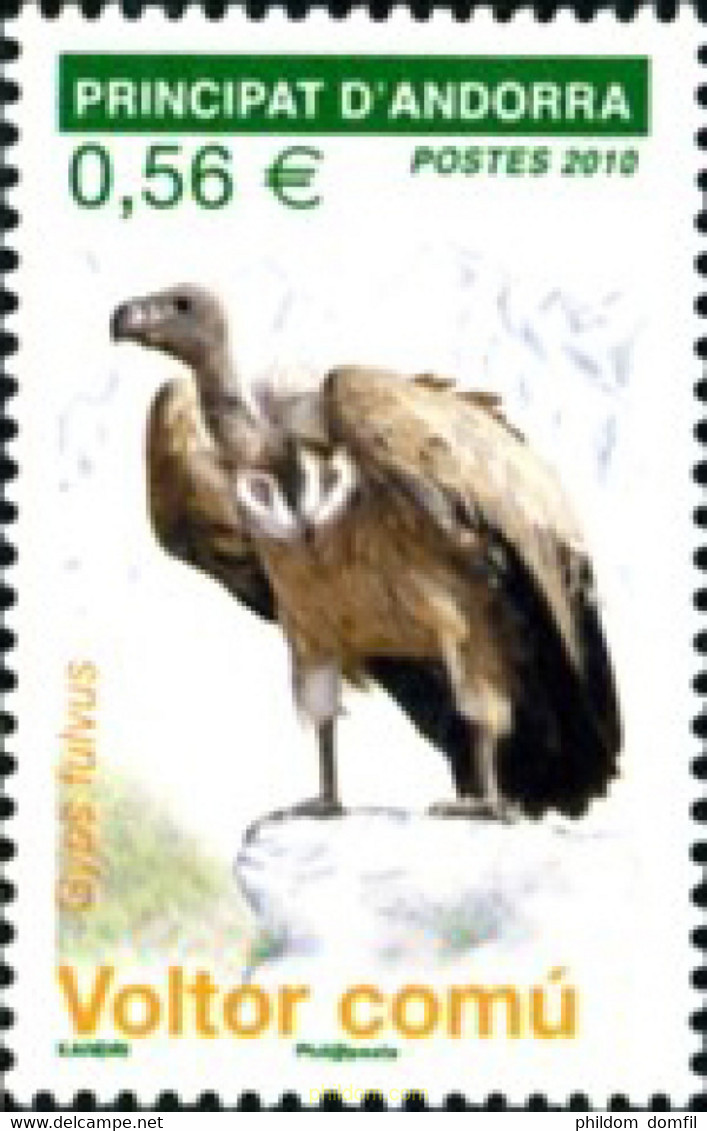 250524 MNH ANDORRA. Admón Francesa 2010 FAUNA - Colecciones