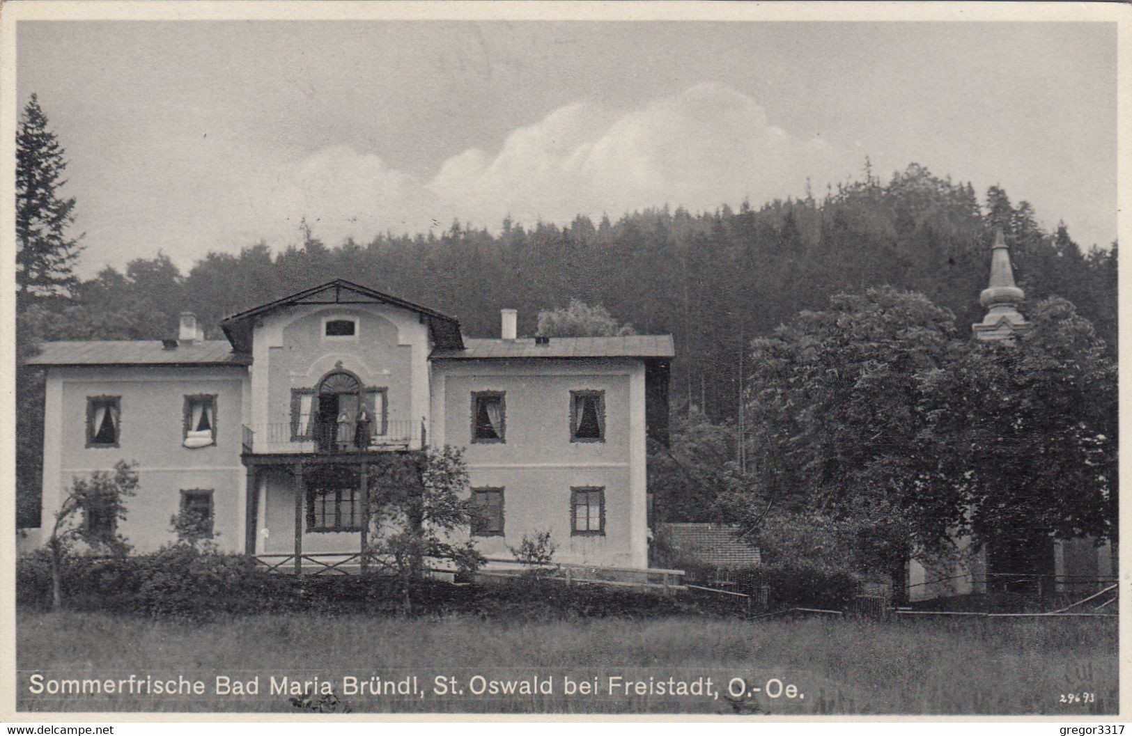 B9982) Sommerfrische BAD MARIA BRÜNDL - St. Oswald Bei Freistadt - ALT !! OÖ 1935 - Freistadt