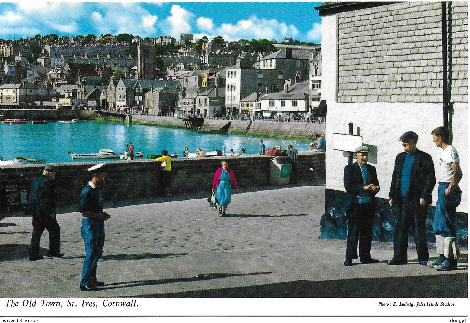 THE OLD TOWN, ST. IVES, CORNWALL, ENGLAND. UNUSED POSTCARD   Ty1 - St.Ives