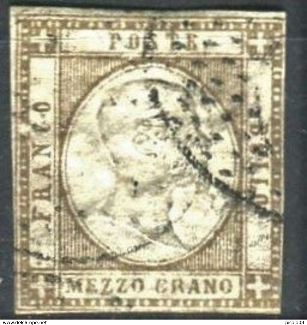 PROVINCE NAPOLETANE 1861 1/2 GRANO USATO PERFETTO - Usati