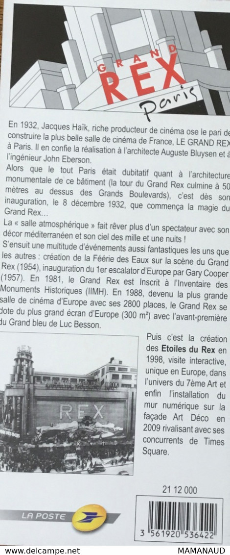 Collector No 177 80ème Anniversaire Du Grand Rex - Collectors