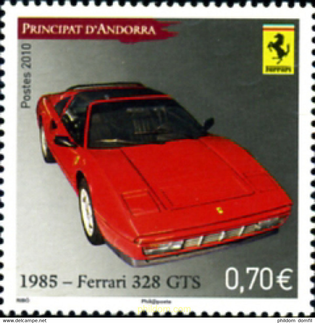 252476 MNH ANDORRA. Admón Francesa 2010 FERRARI - Collections