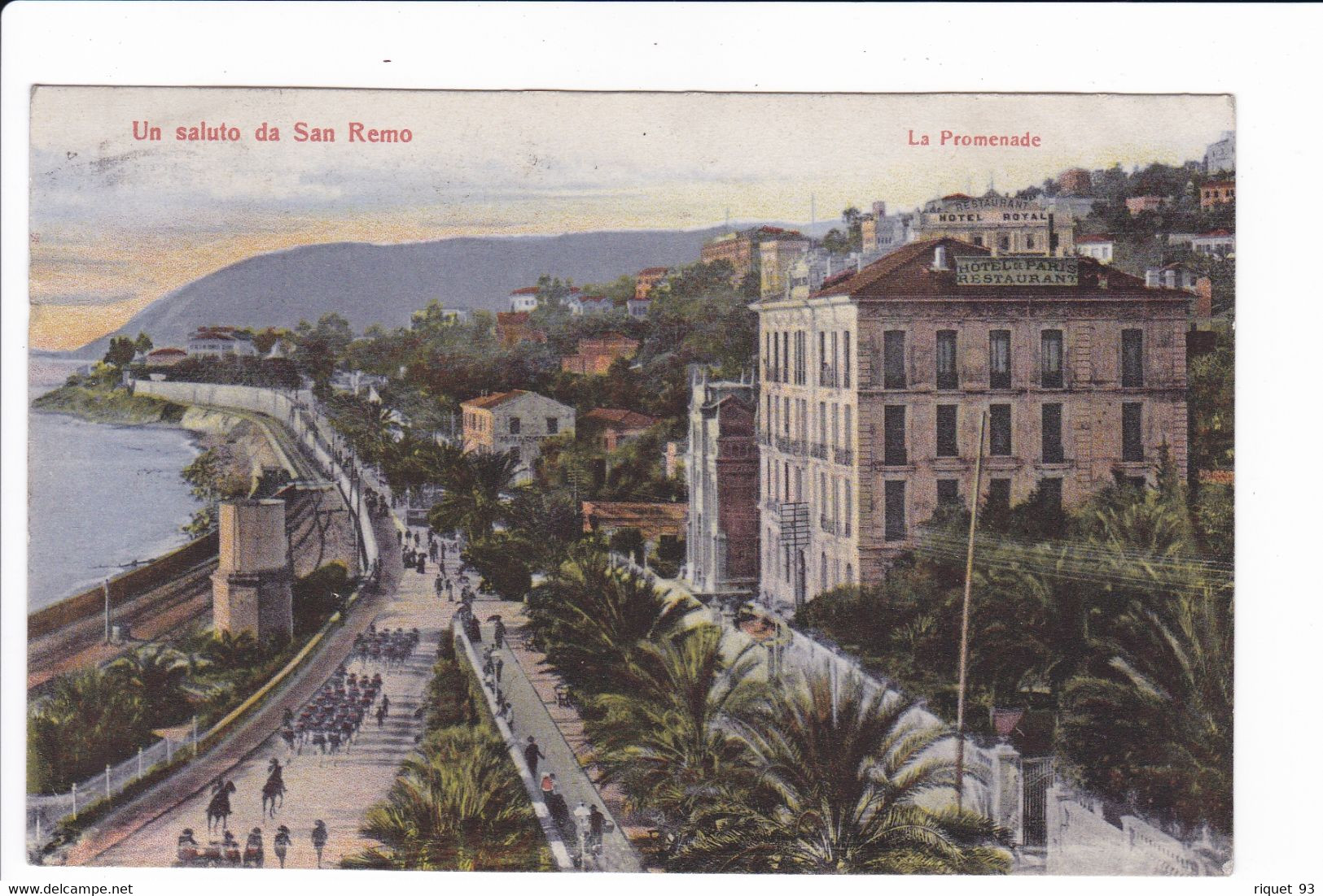 Un Saluto De San Remo - La Promenade - San Remo