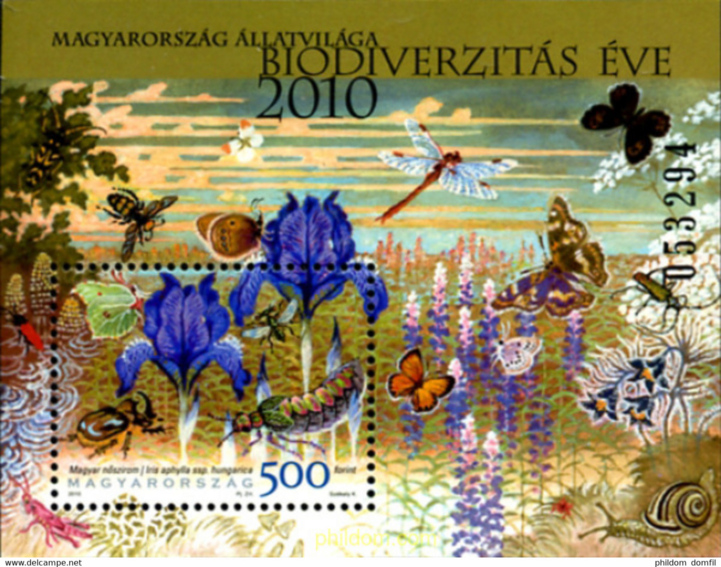 252729 MNH HUNGRIA 2010 BIODIVERSIDAD - Used Stamps