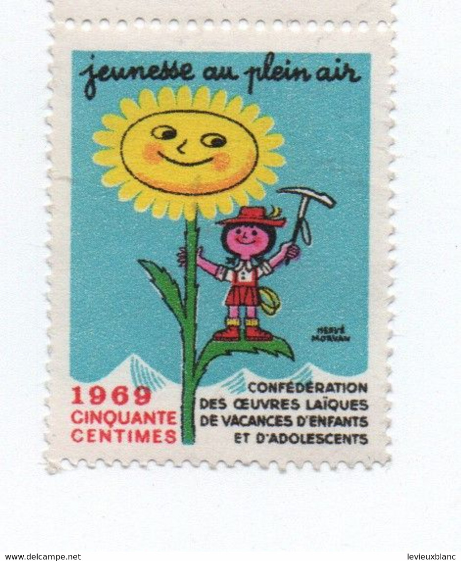 Timbre De Soutien/Jeunesse Au Plein Air/Confédération Œuvres Laïques De Vacances D'enfants & Adolescents/1969 TIBANTI21 - Enfermedades