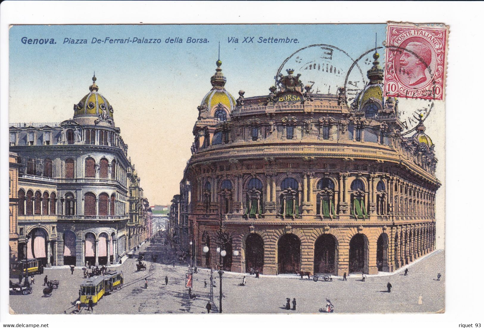 Lot 2 Postcards - Genova - Genova (Genua)