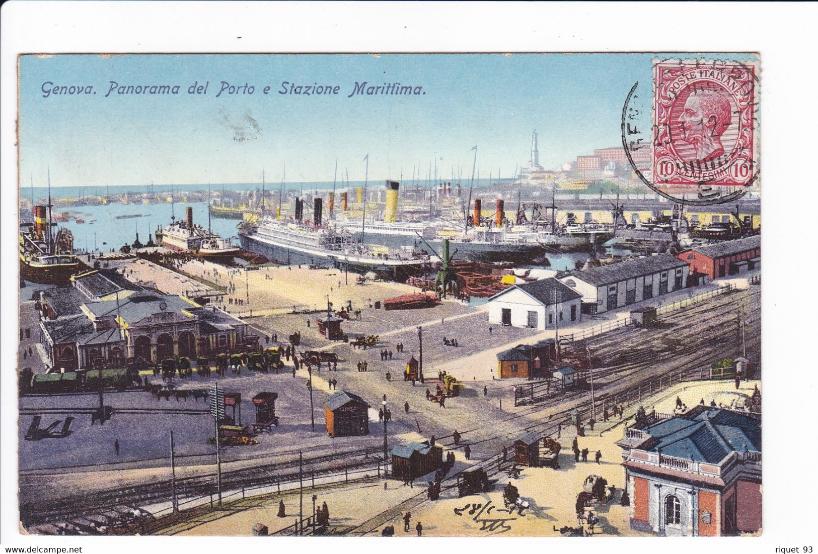 Lot 2 Postcards - Genova - Genova (Genoa)