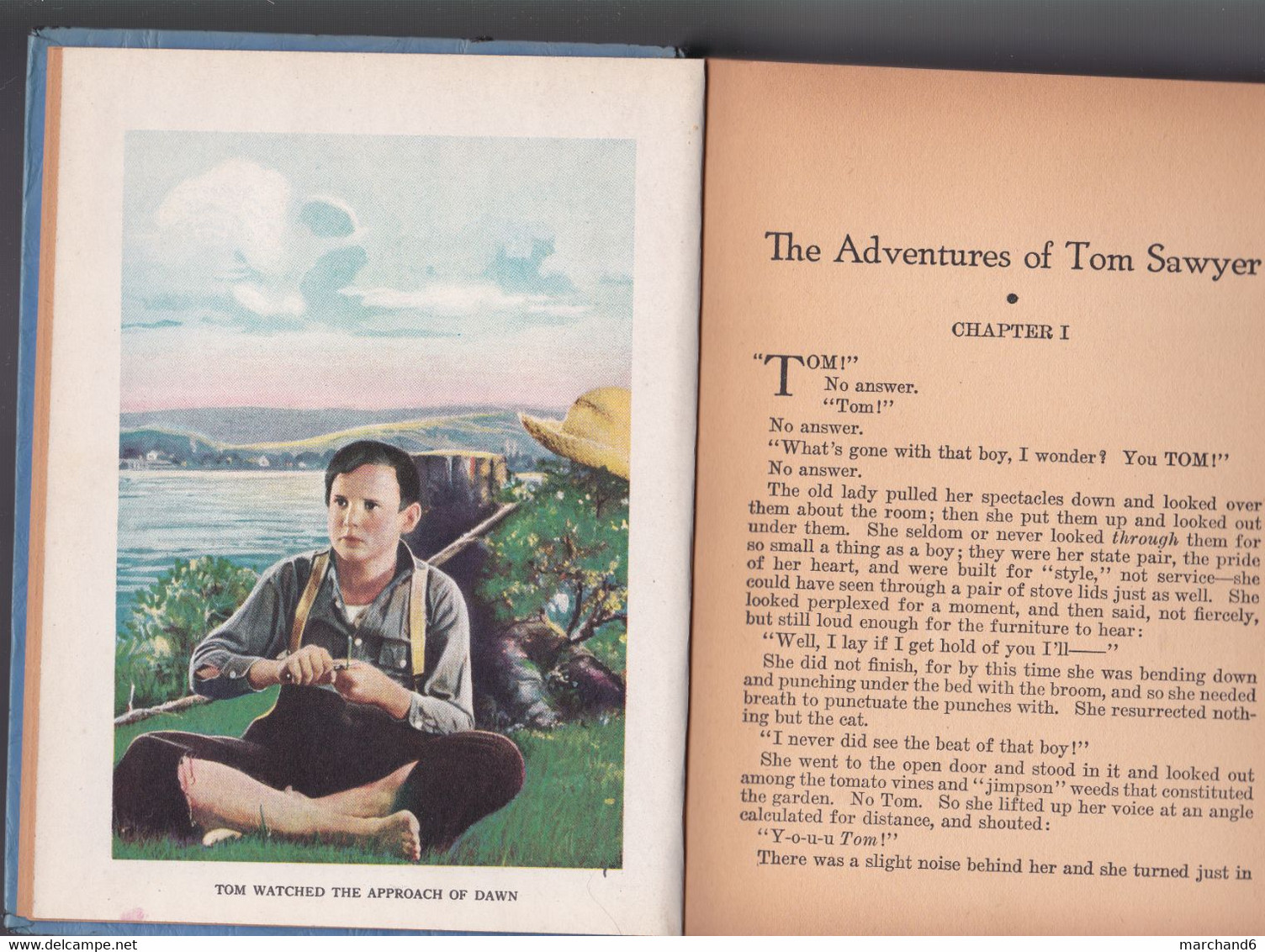 The Adventures Of Tom Sawyer By Mark Twain Samuel L Clemens 1931 éd Whitman Publishing Compagny Racine Wisconsin - America Del Sud