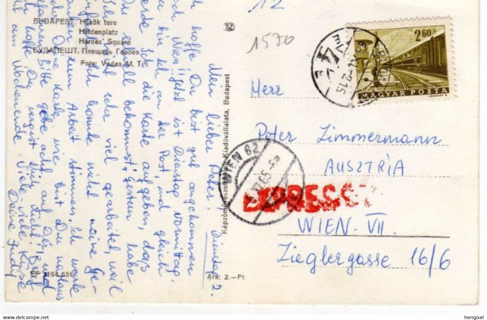 Timbre , Stamp Yvert N° 1570 " Train , Gare " Sur Cp , Carte , Postcard  Du 02/11/65 EXPRESS - Cartas & Documentos