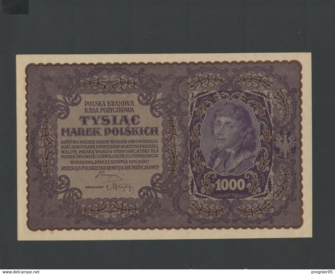 POLOGNE -  Billet 1000 Marek 1919 NEUF/UNC Pick-29 - Pologne