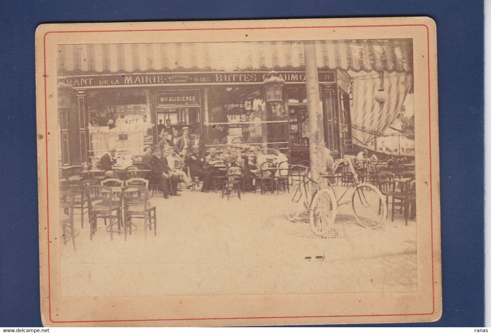 Photo [75] Paris > 19e Commerce Shop Voir Dos Café Limonadier Alidières - Arrondissement: 19
