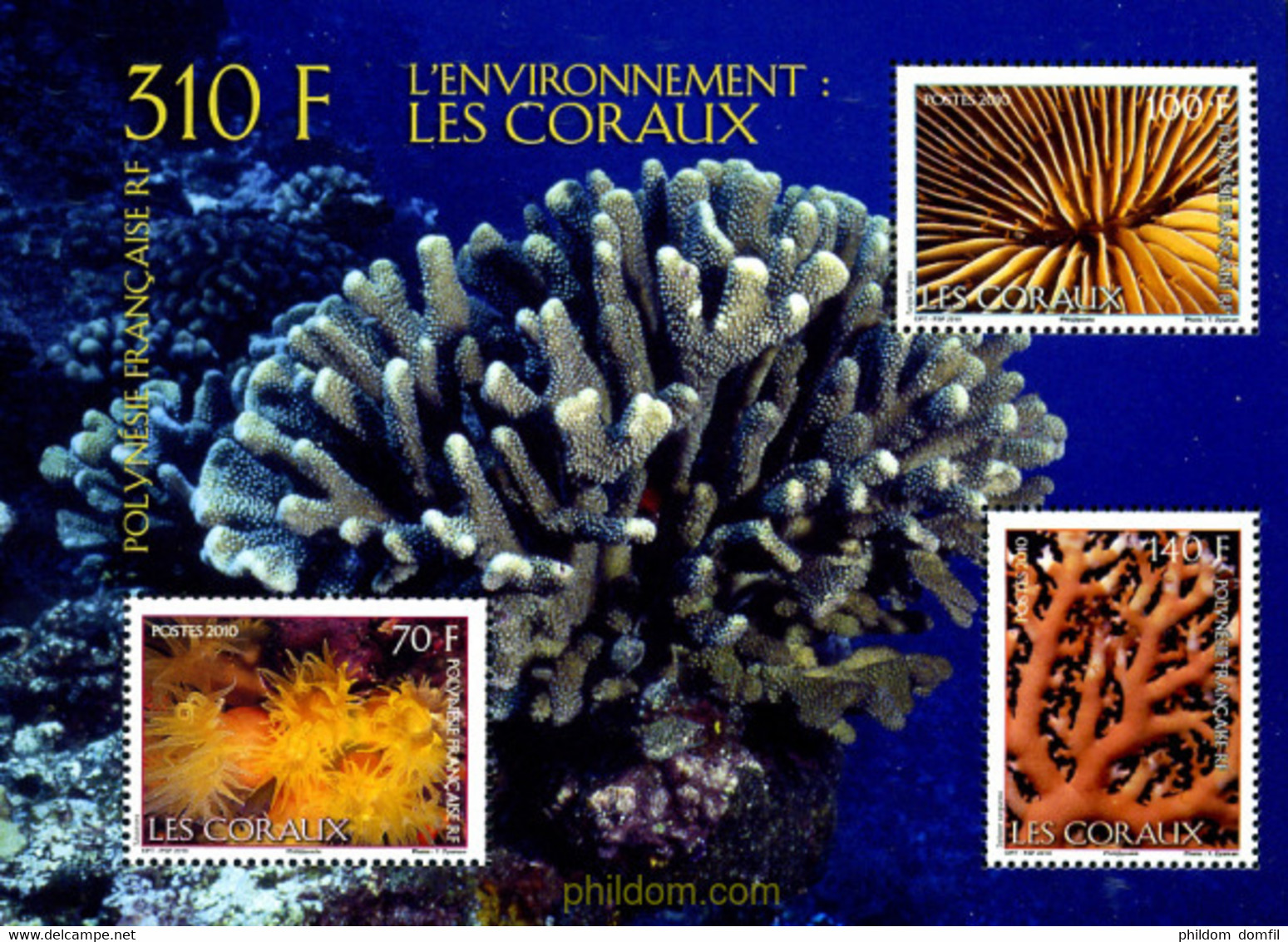 255108 MNH POLINESIA FRANCESA 2010 CORALES - Used Stamps