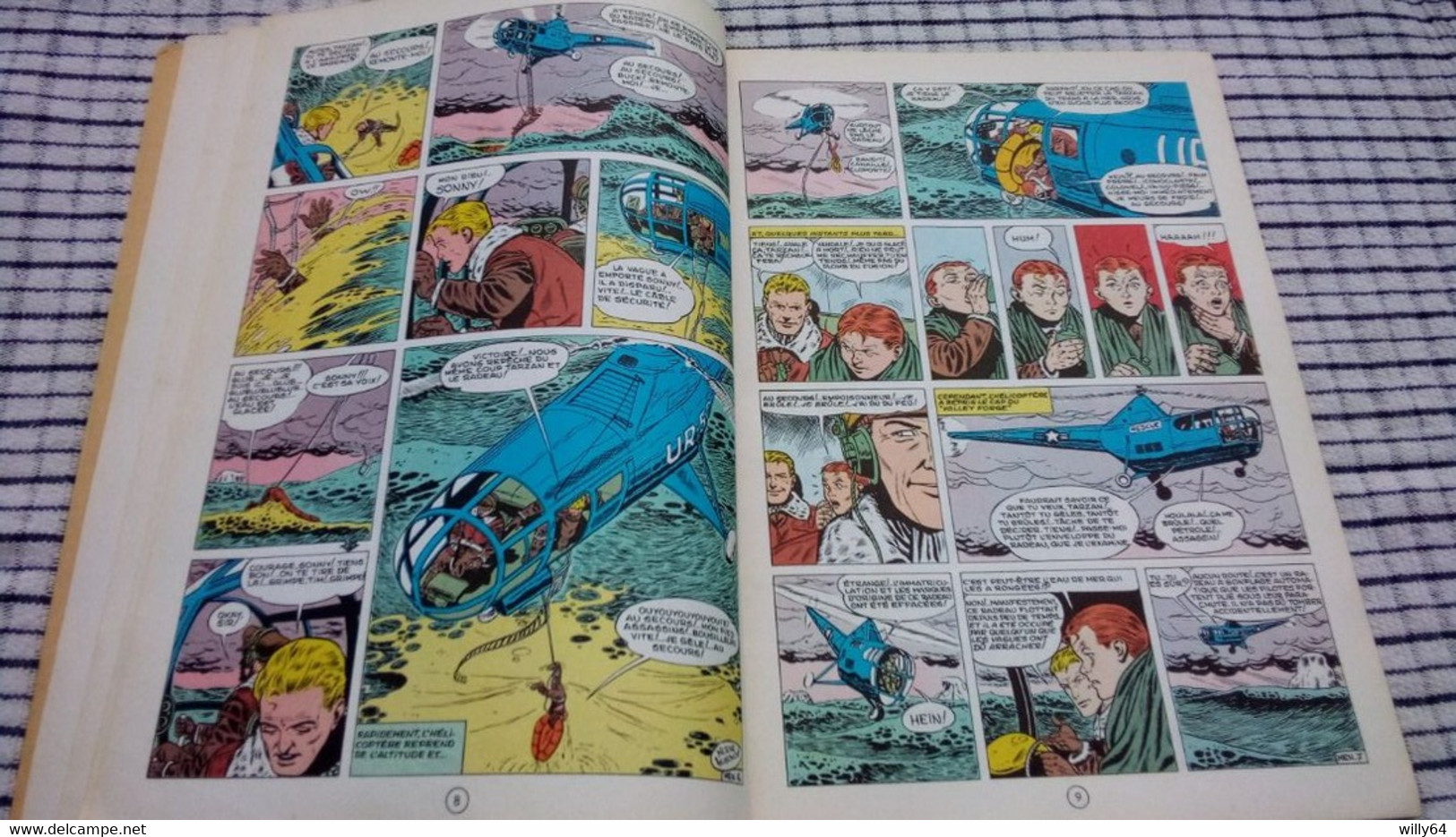 LES AVENTURES DE BUCK DANNY  T16  " Menace Au Nord "   1976  DUPUIS   BD SOUPLE  BE - Buck Danny