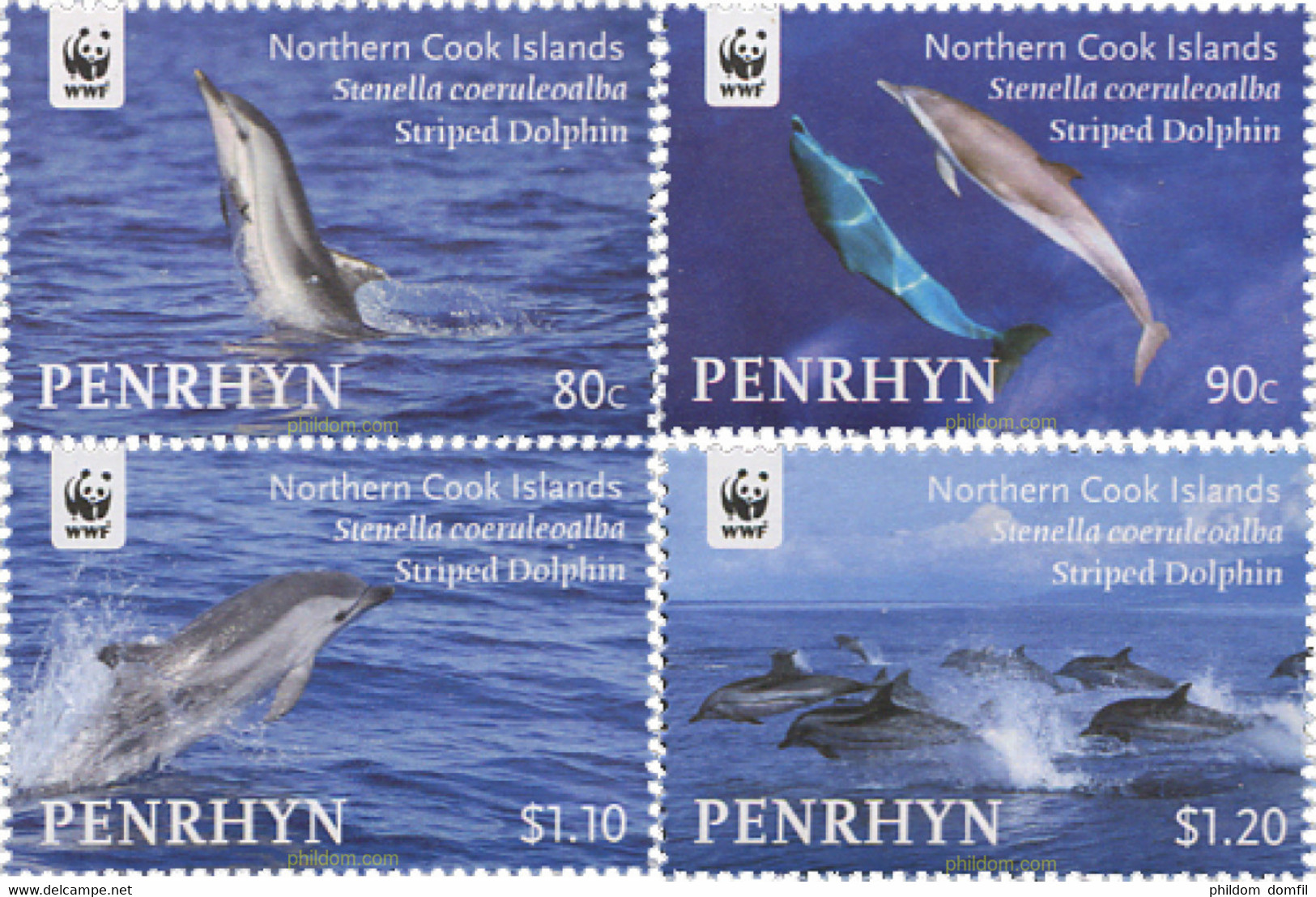 255368 MNH PENRHYN 2010 DELFINES - Penrhyn