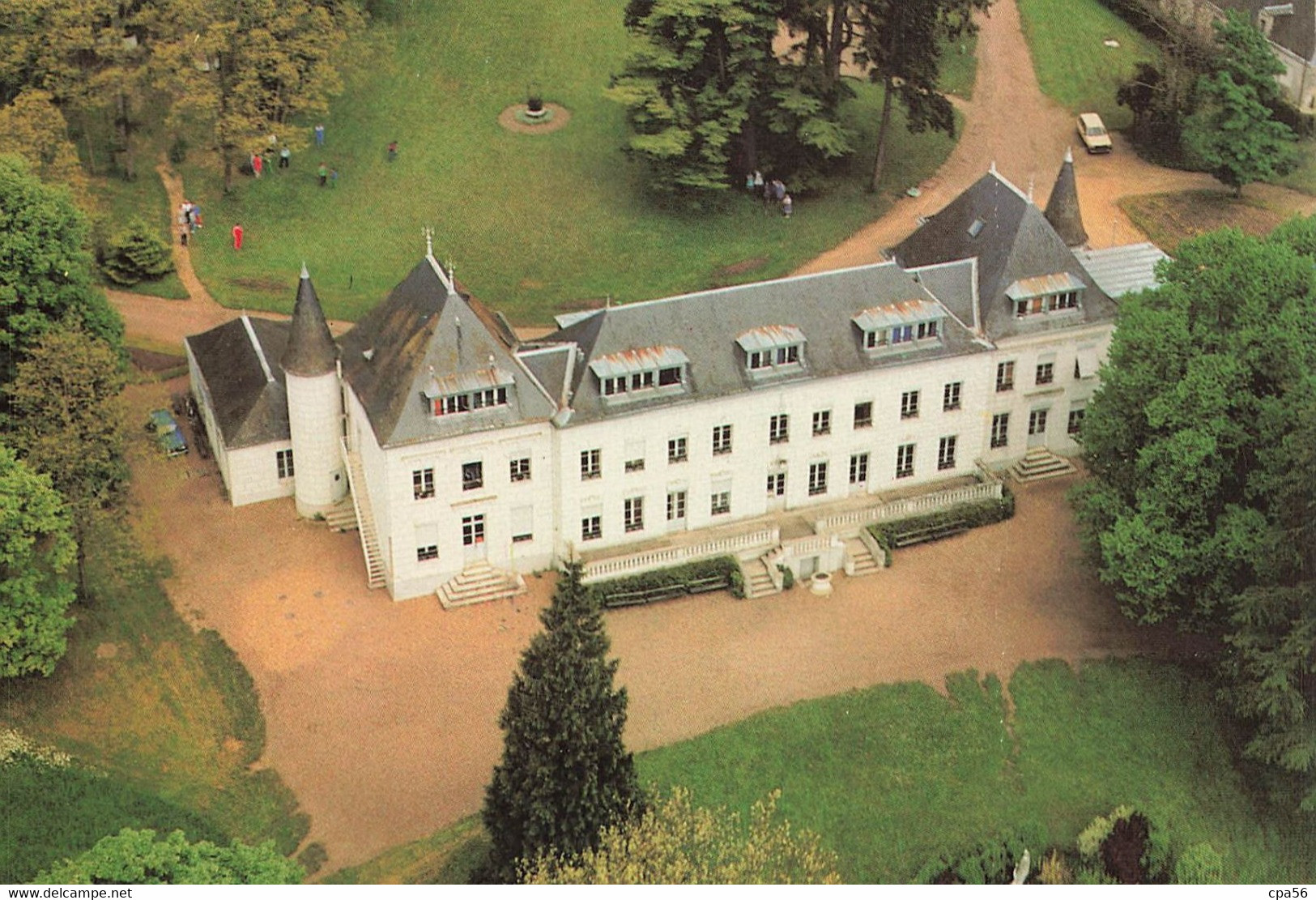 SAINT-AMAND LONGPRÉ - Vue Aérienne Du CENTRE De VACANCES Du C.E. De L' AÉROSPATIALE LA COURNEUVE - Saint Amand Longpre