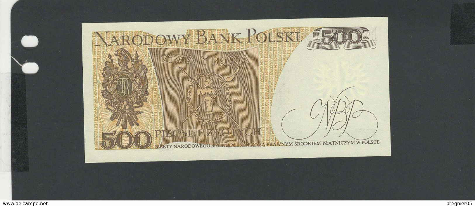 POLOGNE -  Billet 500 Zlotys 1982 NEUF/UNC Pick-145c - Pologne