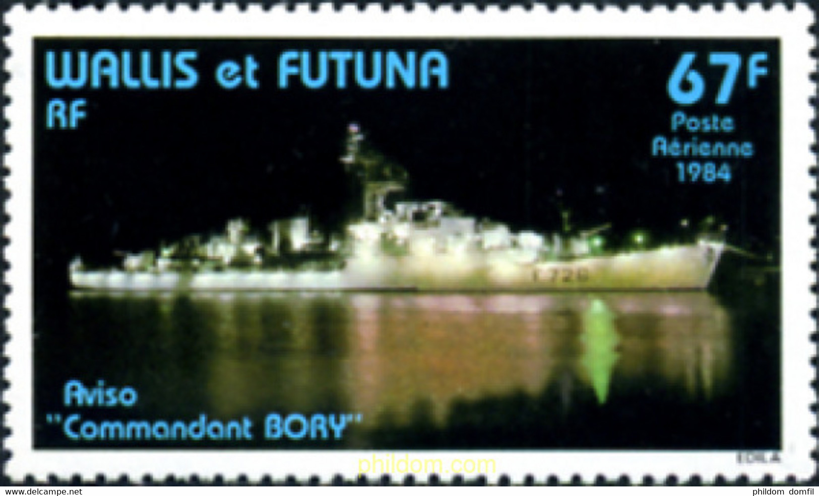 256598 MNH WALLIS Y FUTUNA 1984 BARCOS - Usados