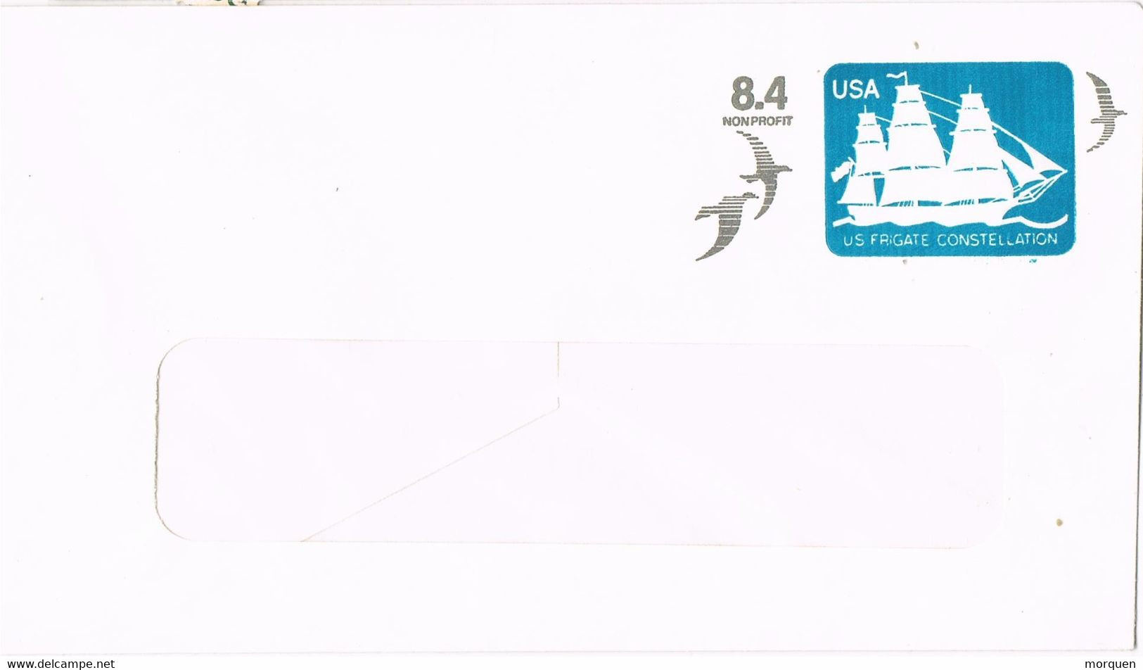 47720. Entero Postal USA, United States.  U.S. Frigate CONSTELLATION - 1981-00