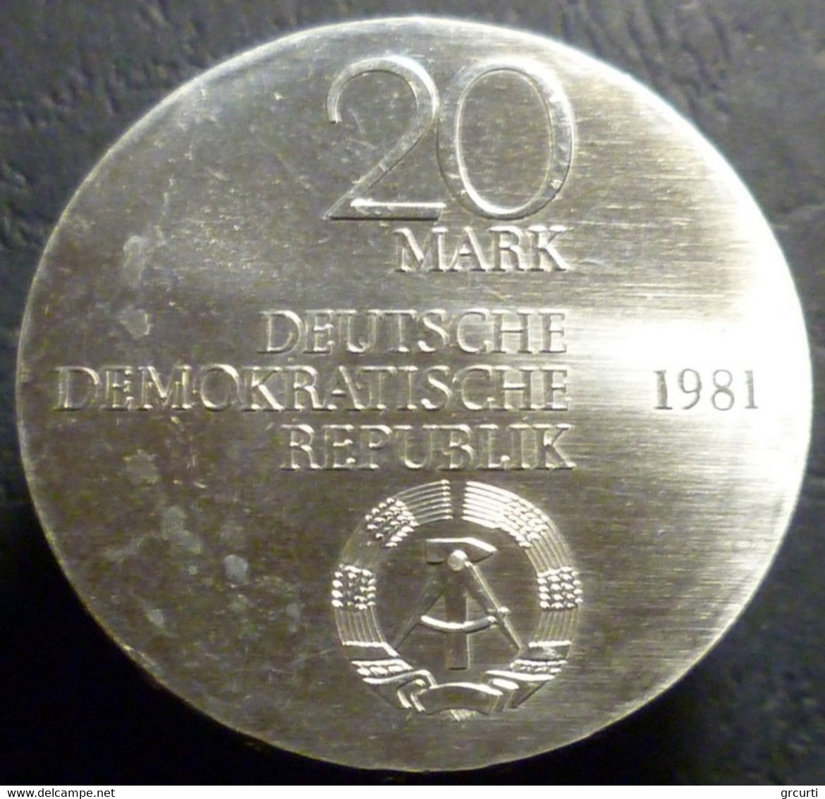 Germania Orientale - DDR - 20 Mark 1981 - 150° Morte Freiherr Vom Stein  - KM# 83 - 5 Mark