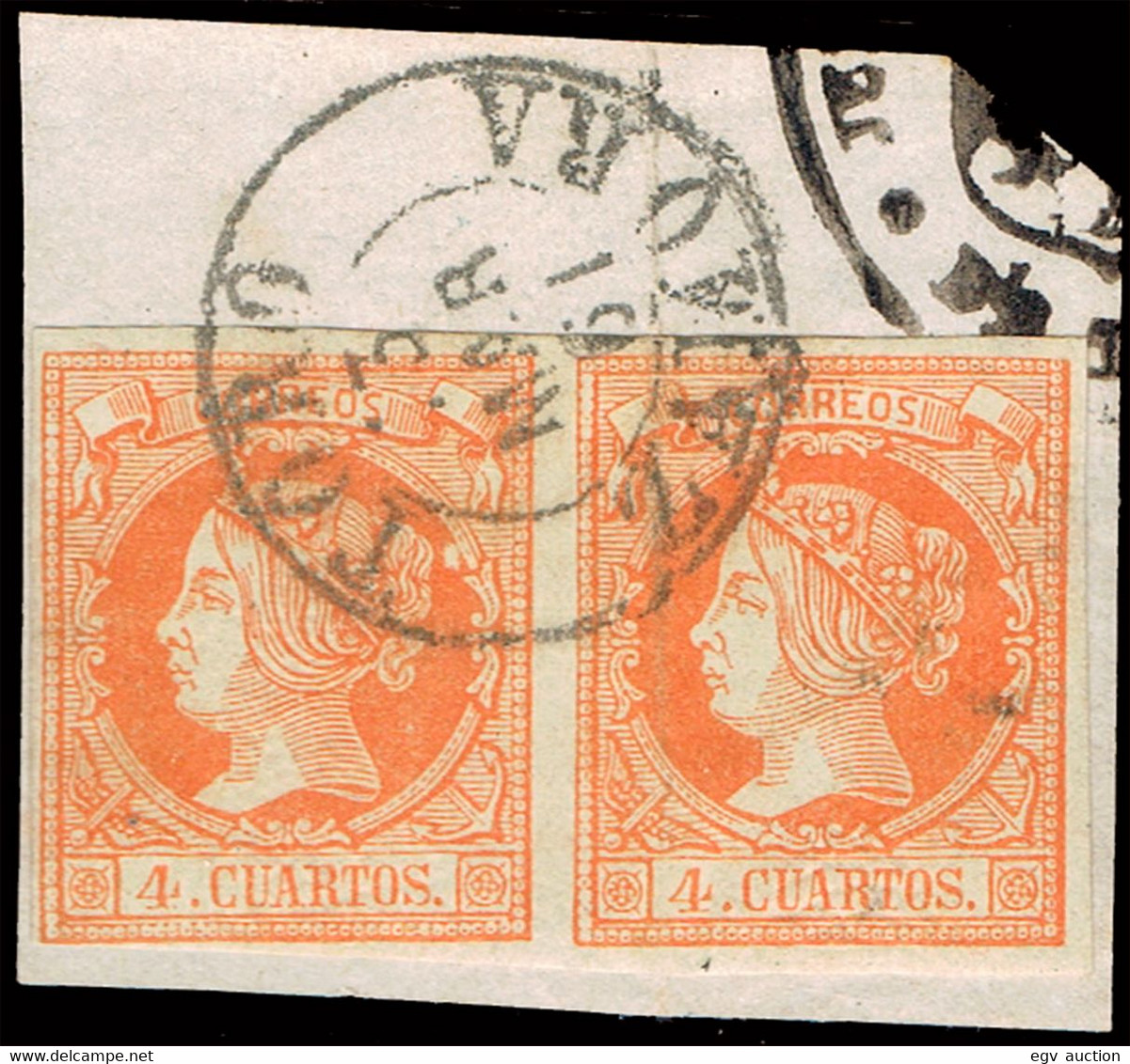 Zamora - Edi O 52 Pareja - Mat Fech. Tp.I "Toro" - Used Stamps