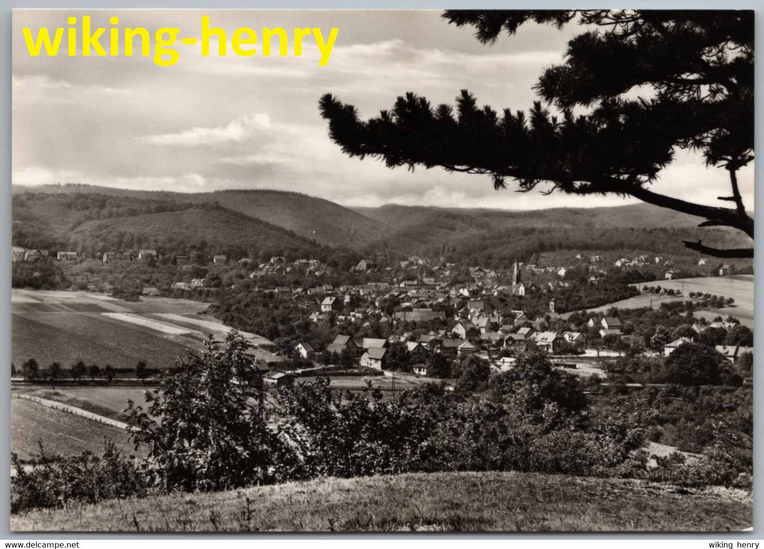 Quedlinburg Bad Suderode - S/w Blick Vom Bückeberg - Quedlinburg