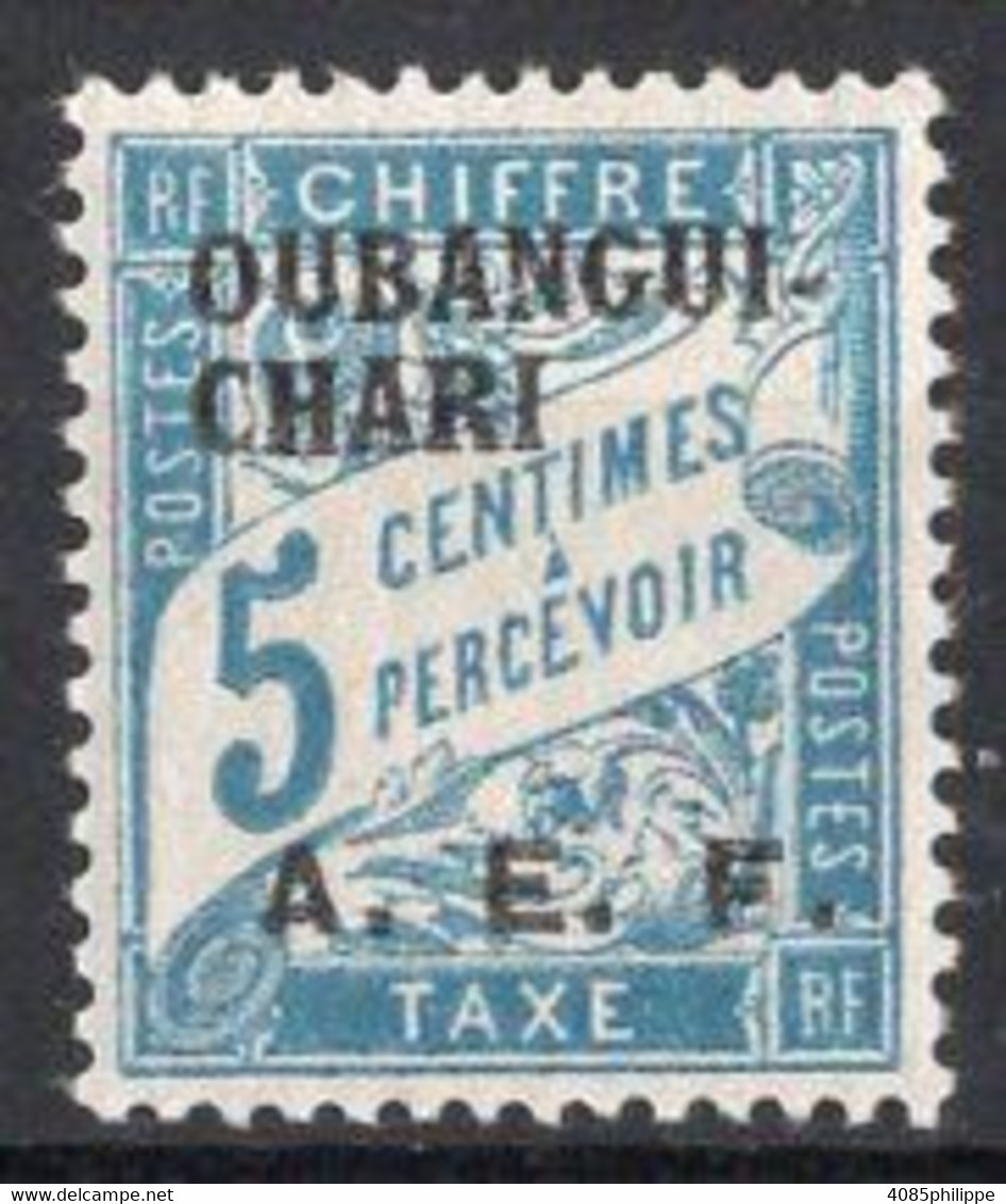 Oubangui Timbre-Taxe N°1* Neuf  Charnière TB Cote 2€00 - Neufs