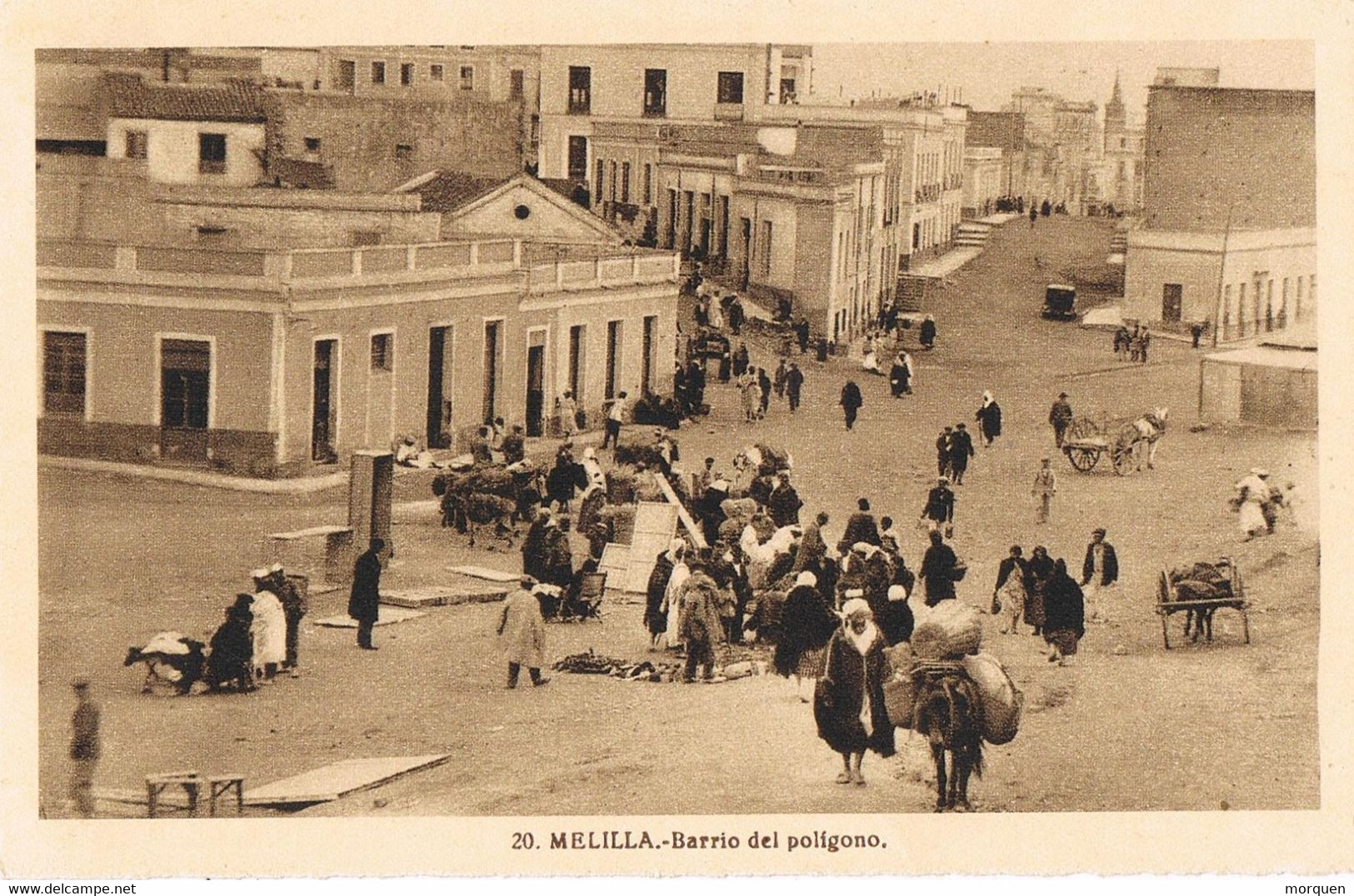47728. Postal MELILLA. Vista Barrio Del Poligono. Etnica - Melilla