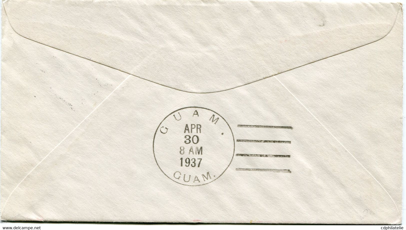 HONG KONG LETTRE "FIRST FLIGHT TO CHINA TRANS-PACIFIC AIR MAIL HONG KONG TO GUAM" AVEC CACHET ILL "HONG KONG TO GUAM..." - Briefe U. Dokumente