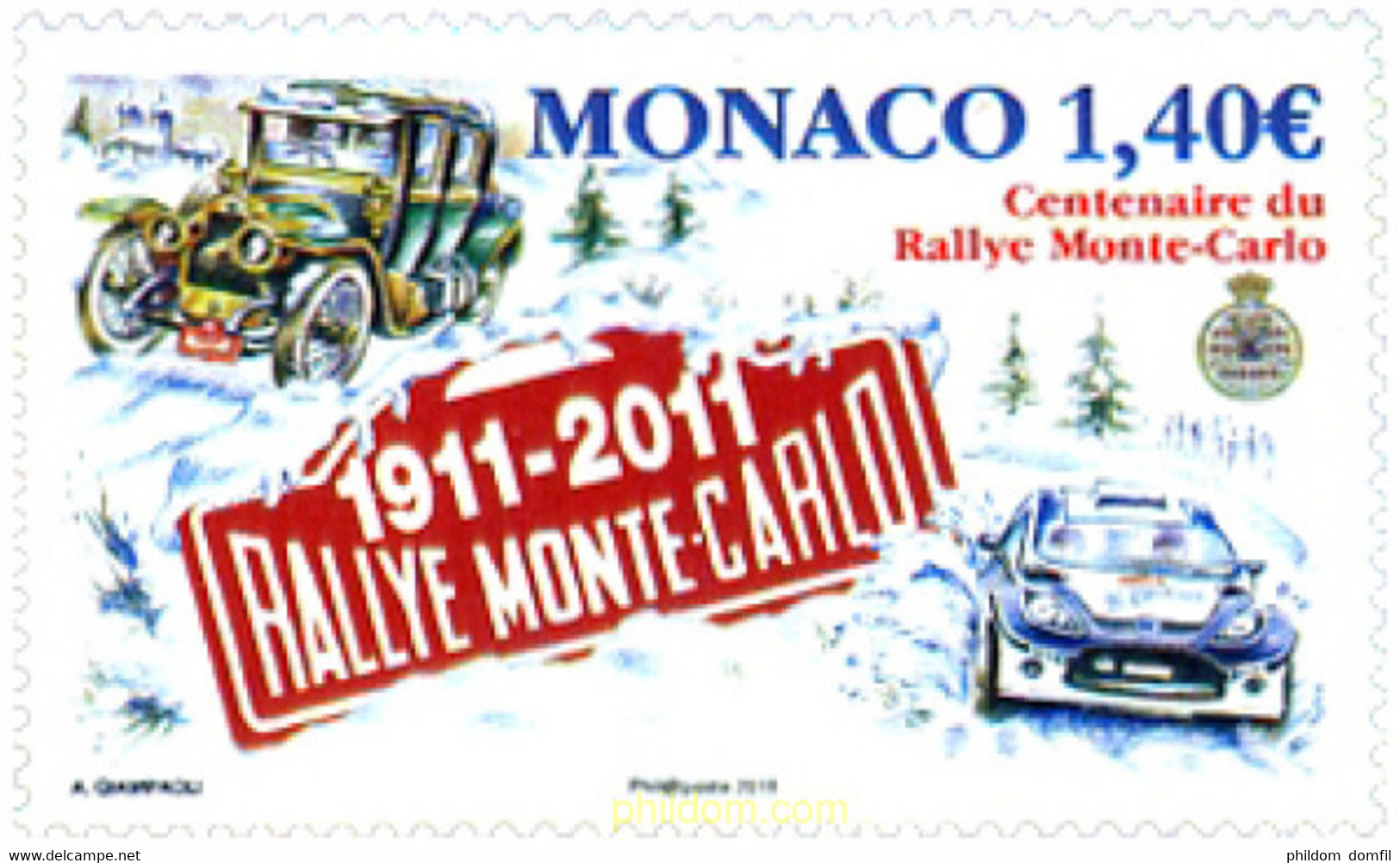 617621 MNH MONACO 2011 AUTOMOVILISMO - Altri & Non Classificati