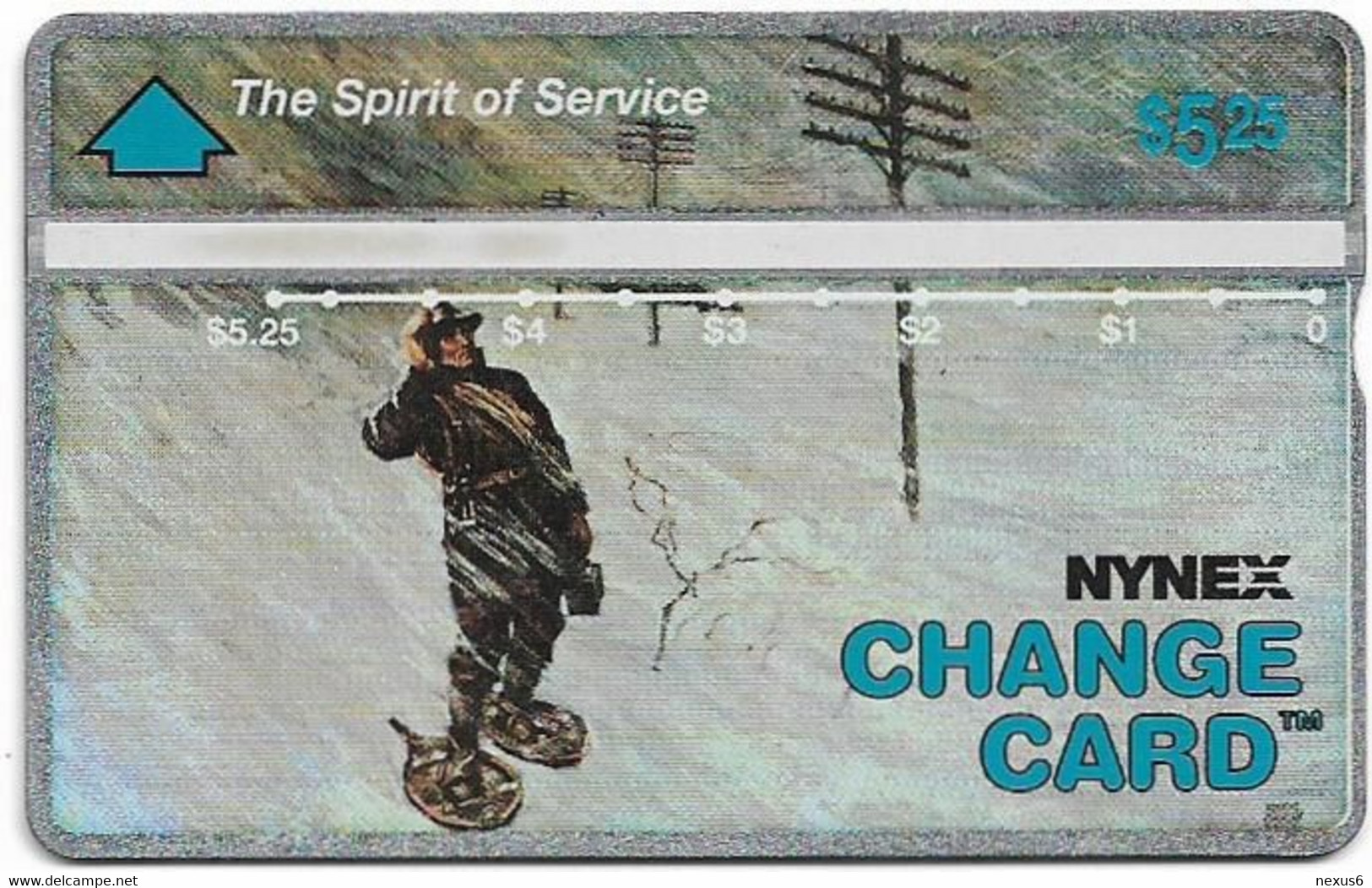 USA - Nynex (L&G) - The Spirit Of Service - 401A - 01.1994, 5.25$, 26.140ex, Mint - Cartes Holographiques (Landis & Gyr)