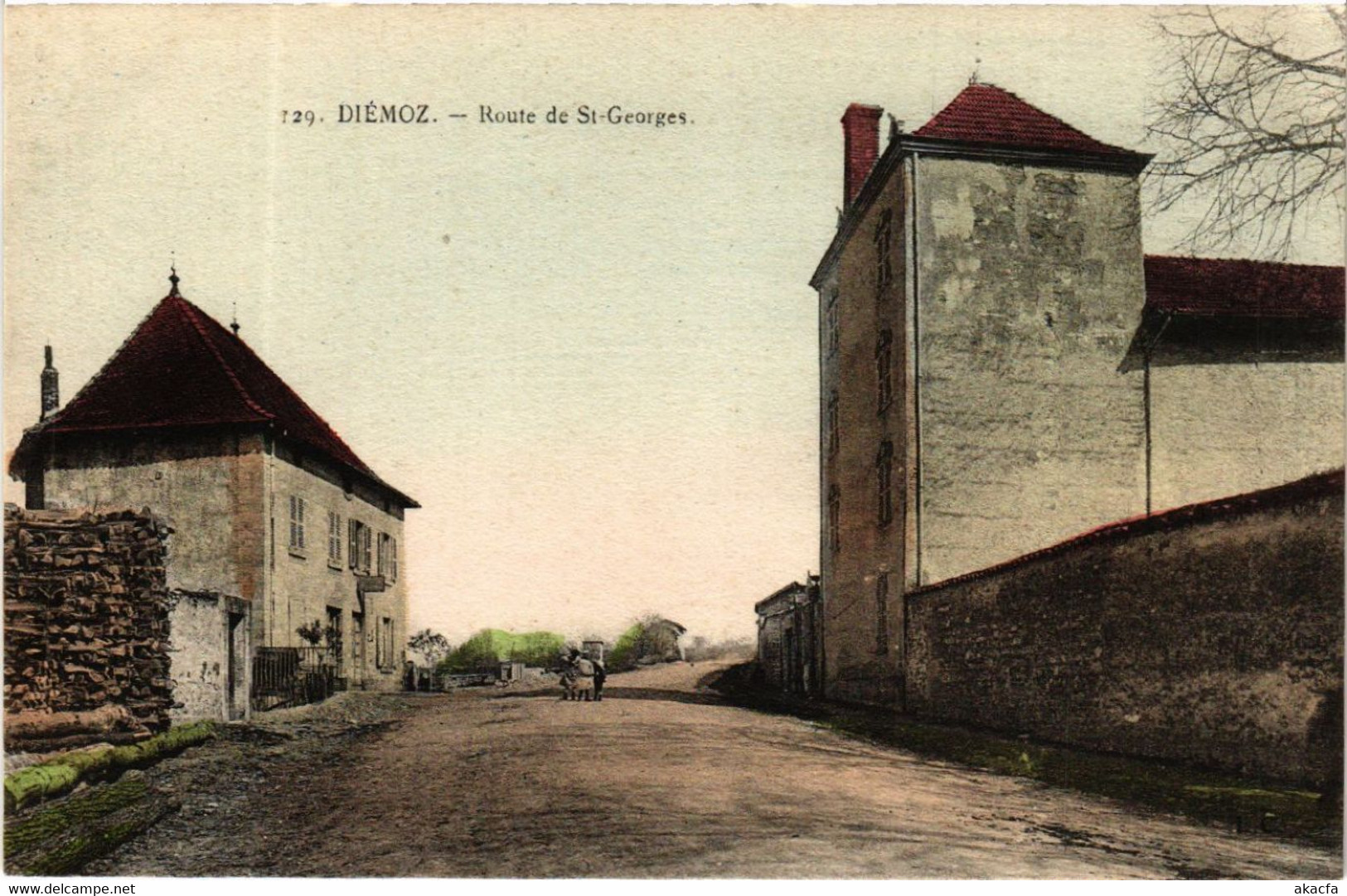 CPA DIÉMOZ - Route De St-GEORGES (583735) - Diémoz