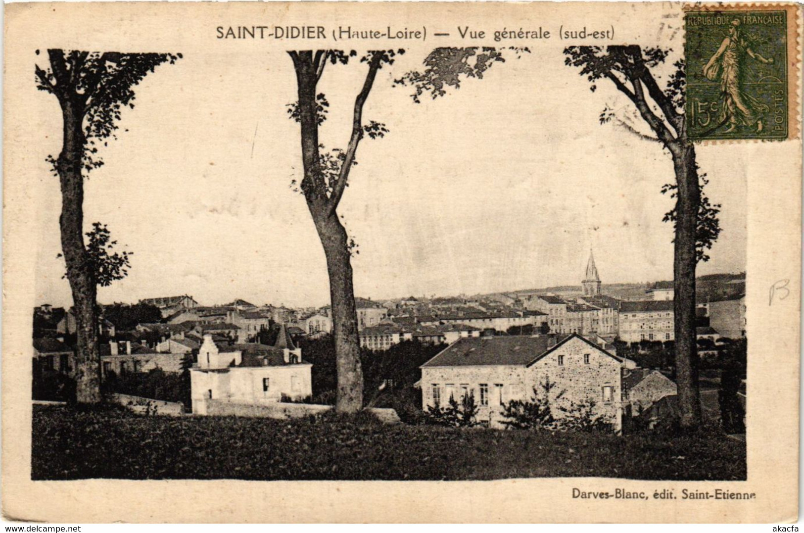 CPA St-DIDIER - Vue Générale - Sud-Est (690422) - Saint Didier En Velay