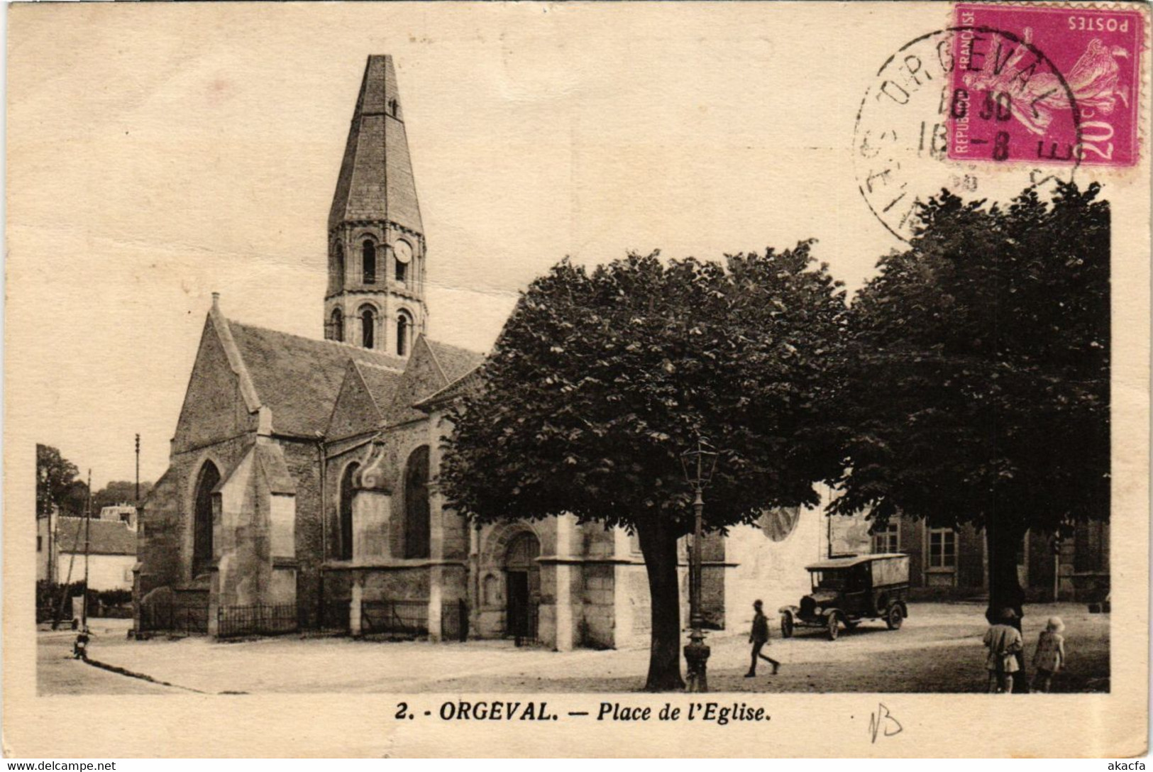 CPA Orgeval - Place De L'Église (657541) - Orgeval