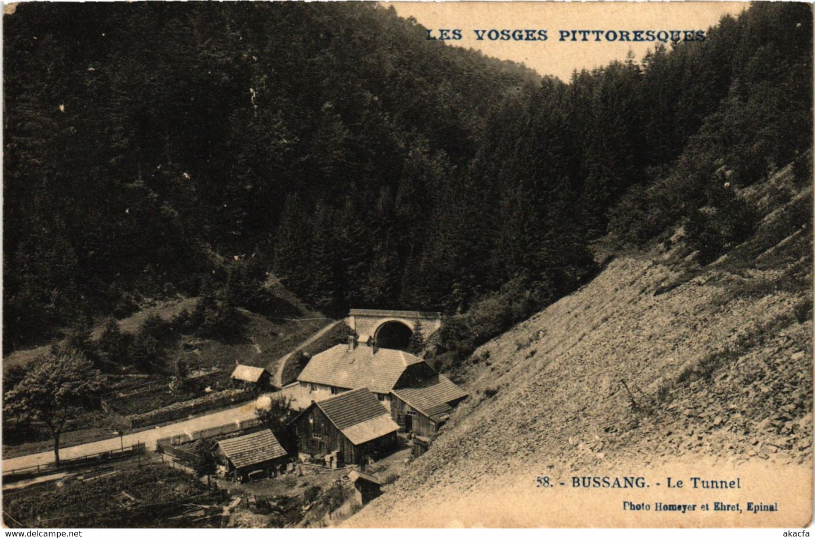 CPA Les Vosges Pitt. - BUSSANG - Le Tunnel (657911) - Col De Bussang