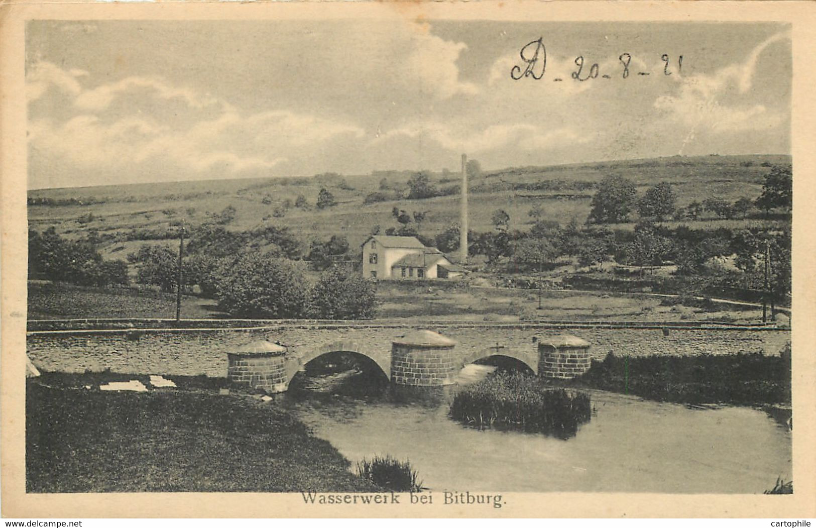 Allemagne - Wasserwerk Bei Bitburg 1921 - Bitburg