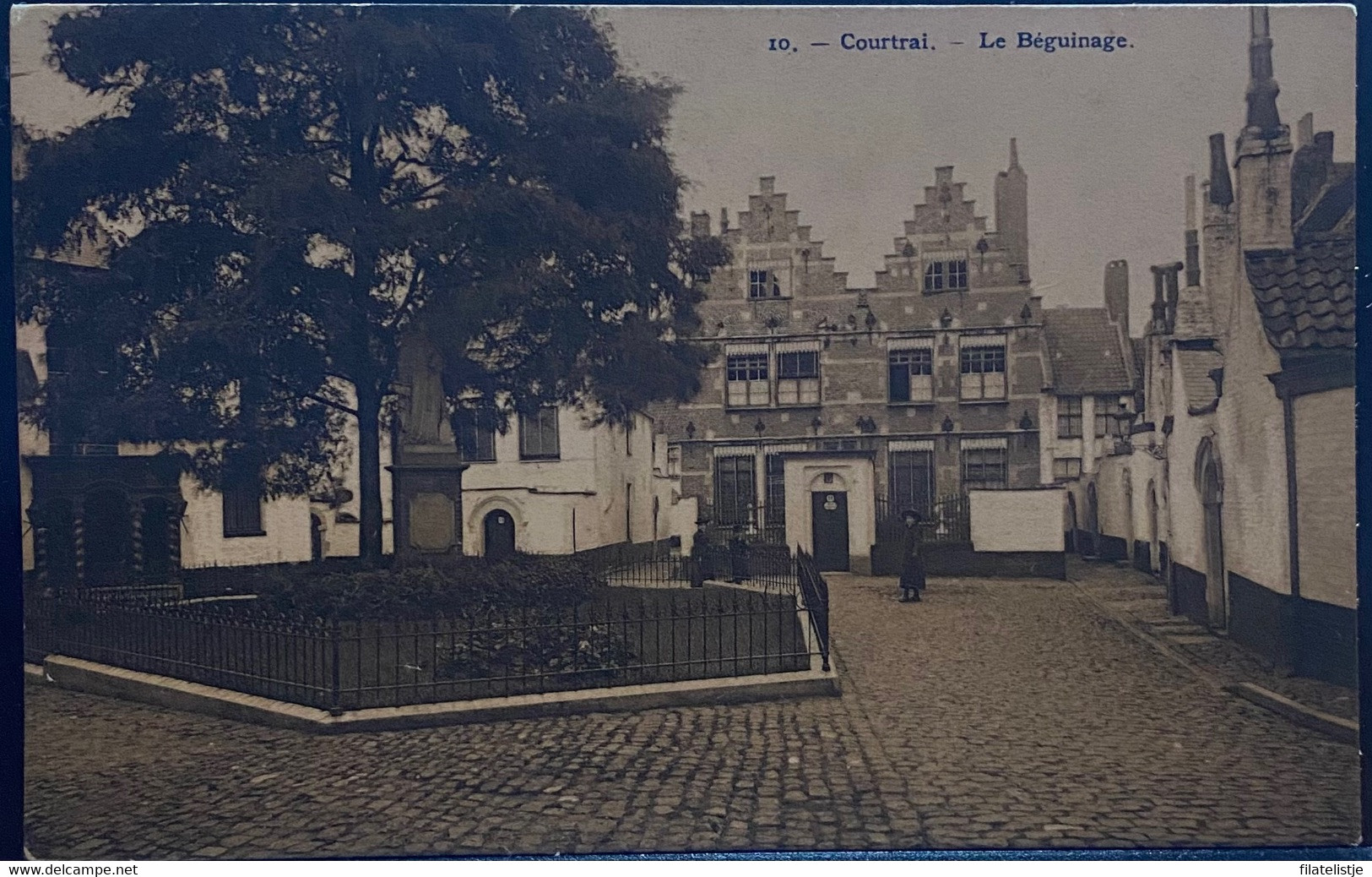 Kortrijk Het Begijnhof Verstuurd 1909 - Kortrijk