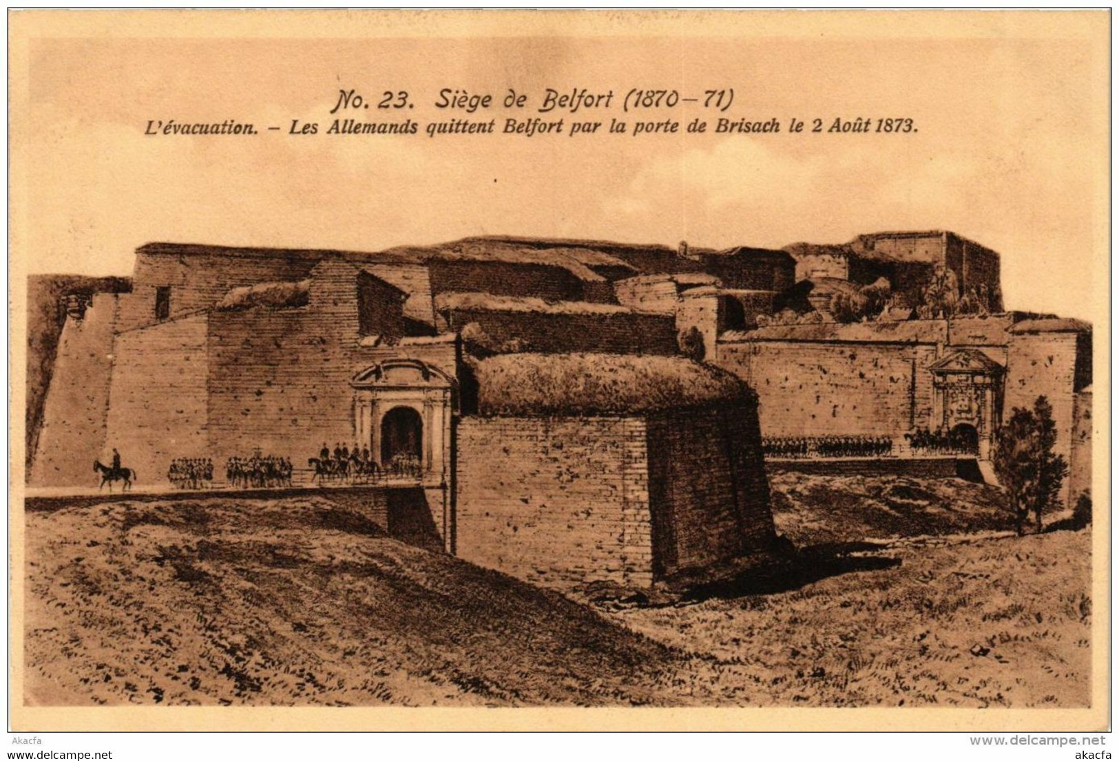 CPA Siege De BELFORT L'evacuation Les Allemands Quittent BELFORT (722555) - Belfort – Siège De Belfort