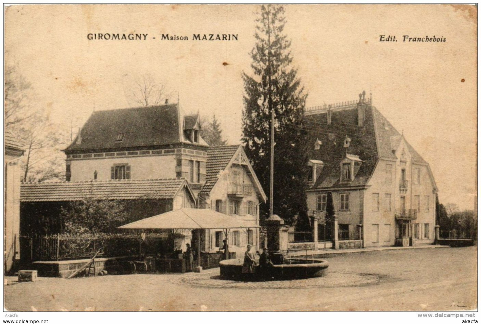 CPA GIROMAGNY Maison Mazarin (722577) - Giromagny