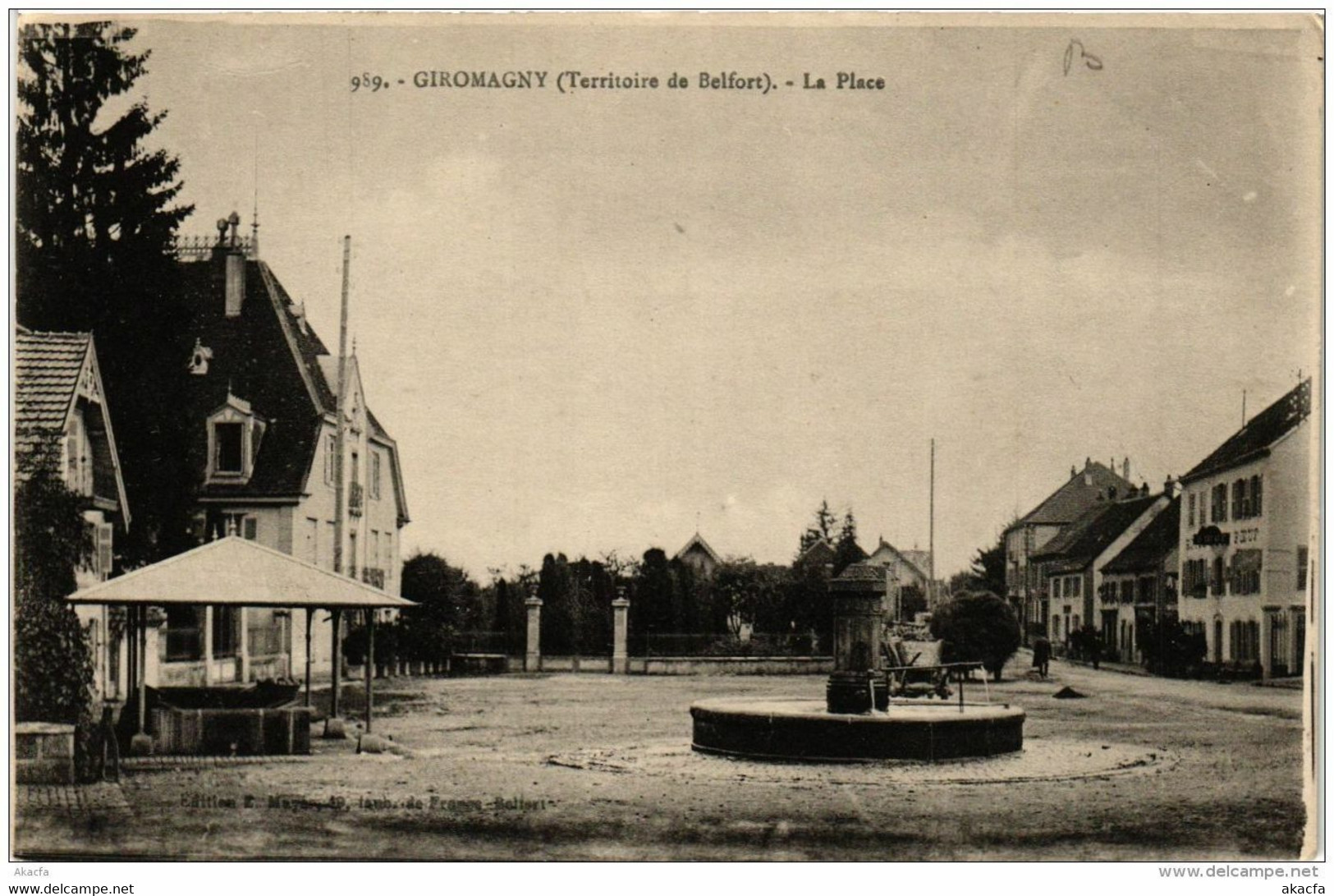 CPA GIROMAGNY La Place (722586) - Giromagny