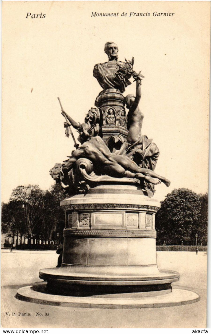 CPA PARIS 6e Monument De Francis Garnier (535144) - Statues